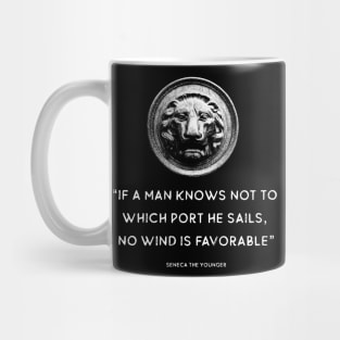 Stoic quote from Seneca Mug